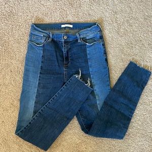 Pac Sun split tone, high rise jeans